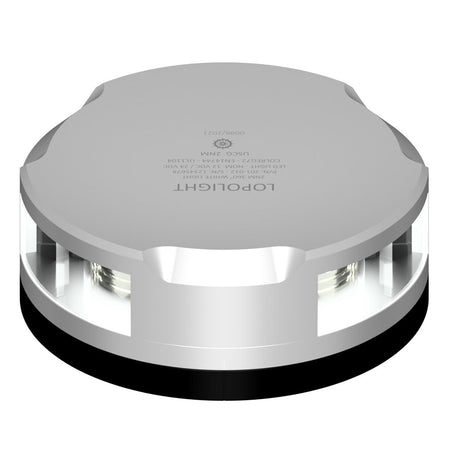 Lopolight 360 - Degree Anchor Light - 2NM - Silver Housing w/FB Base - Get Tight Gear