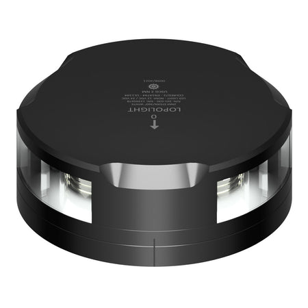 Lopolight 360 - Degree Stern Light - 2NM - Black Housing w/FB Base - Get Tight Gear