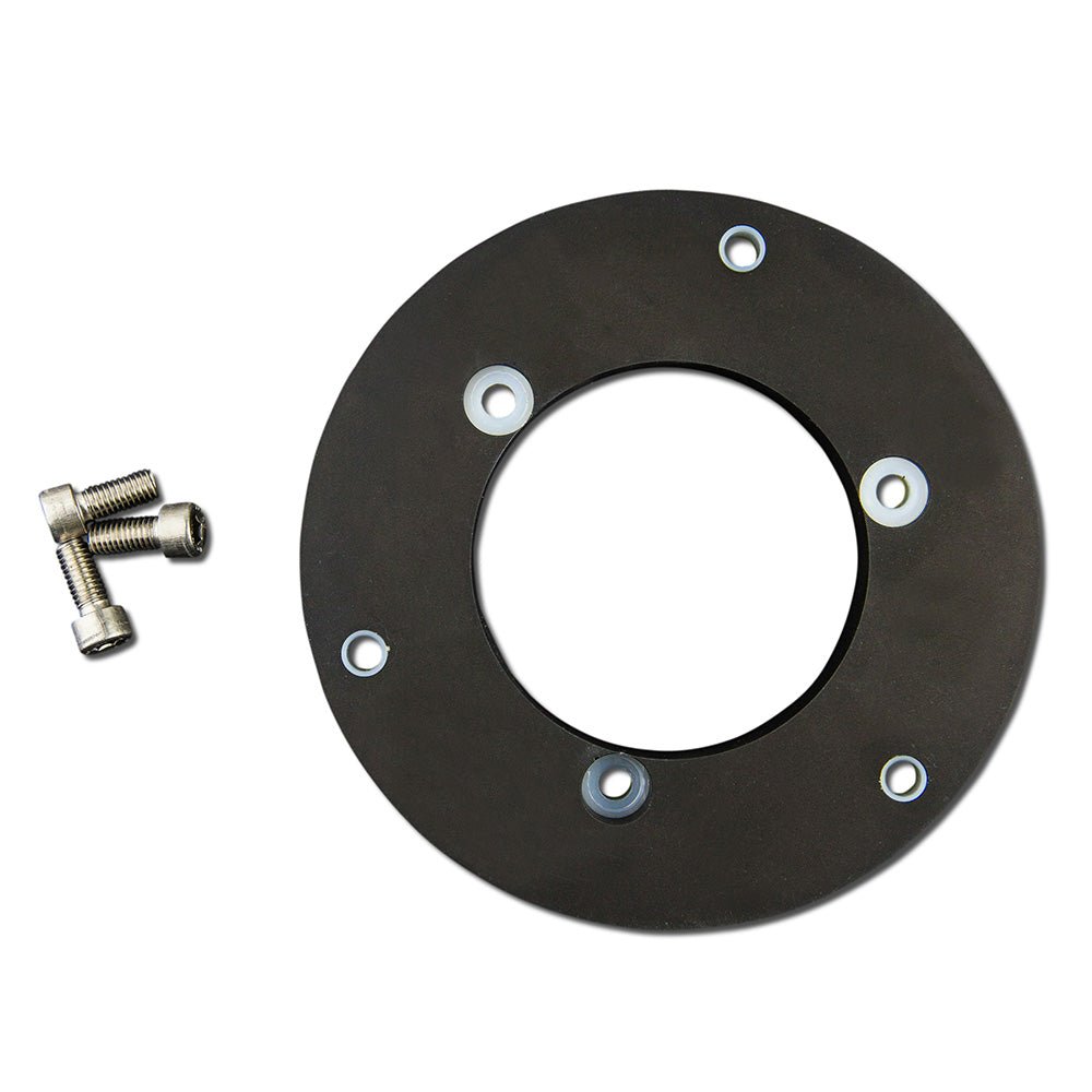 Lopolight Circular Baseplate f/Horizontal Mount Lights - Aluminum - Black - Get Tight Gear