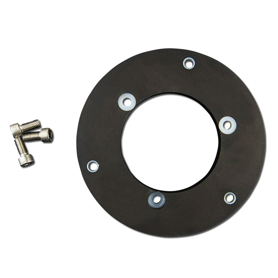 Lopolight Circular Baseplate f/Horizontal Mount Lights - Aluminum - Black - Get Tight Gear