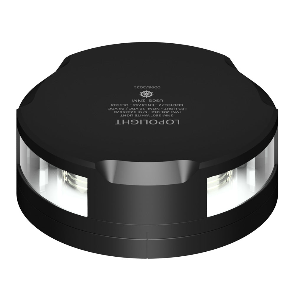 Lopolight Masthead/360 - Degree Light - 3NM - Black Housing w/FB Base - Get Tight Gear