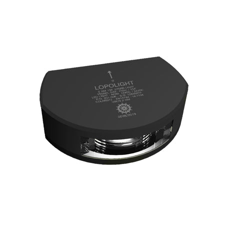 Lopolight Series 301 - 006 - Stern Light - 2NM - Vertical Mount - White - Black Housing - Get Tight Gear