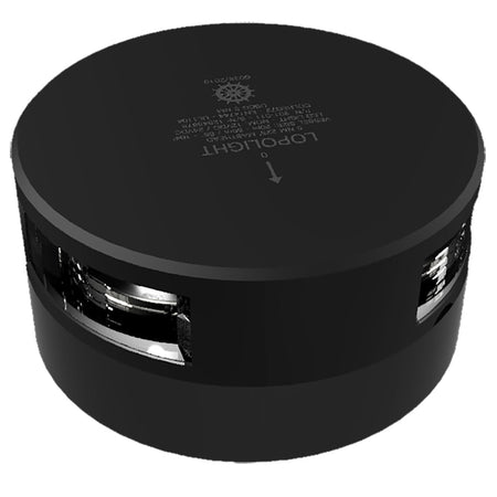 Lopolight Series 301 - 011 - Masthead Light - 5NM - Horizontal Mount - White - Black Housing - Get Tight Gear