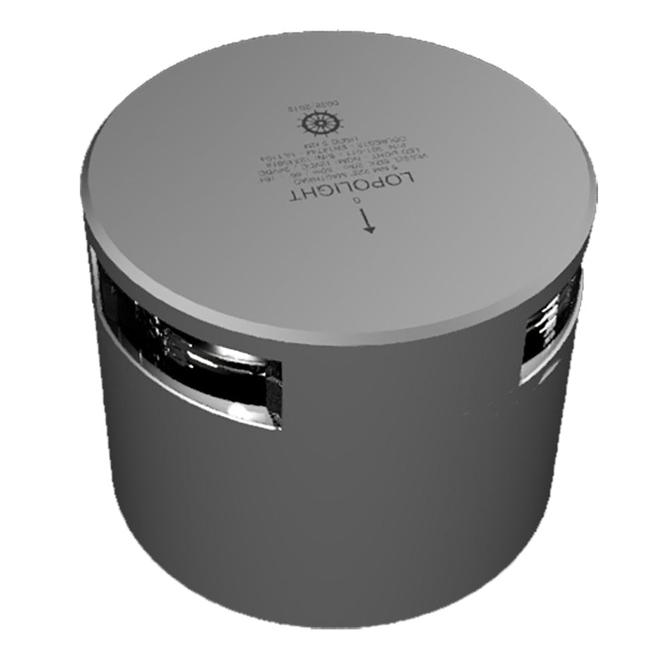 Lopolight Series 301 - 011KL - Masthead Light - 5NM - Horizontal Mount - White - Silver Housing - Get Tight Gear