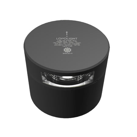 Lopolight Series 301 - 105 - Stern Light - 3NM - Horizontal Mount - White - Black Housing - Get Tight Gear
