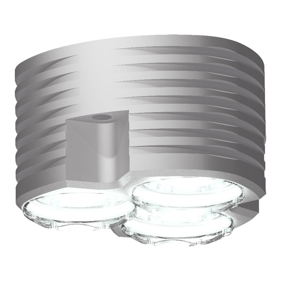 Lopolight Series 400 - 080 - 26 - 30W Deck/Spreader Light - White - Silver Housing - Get Tight Gear