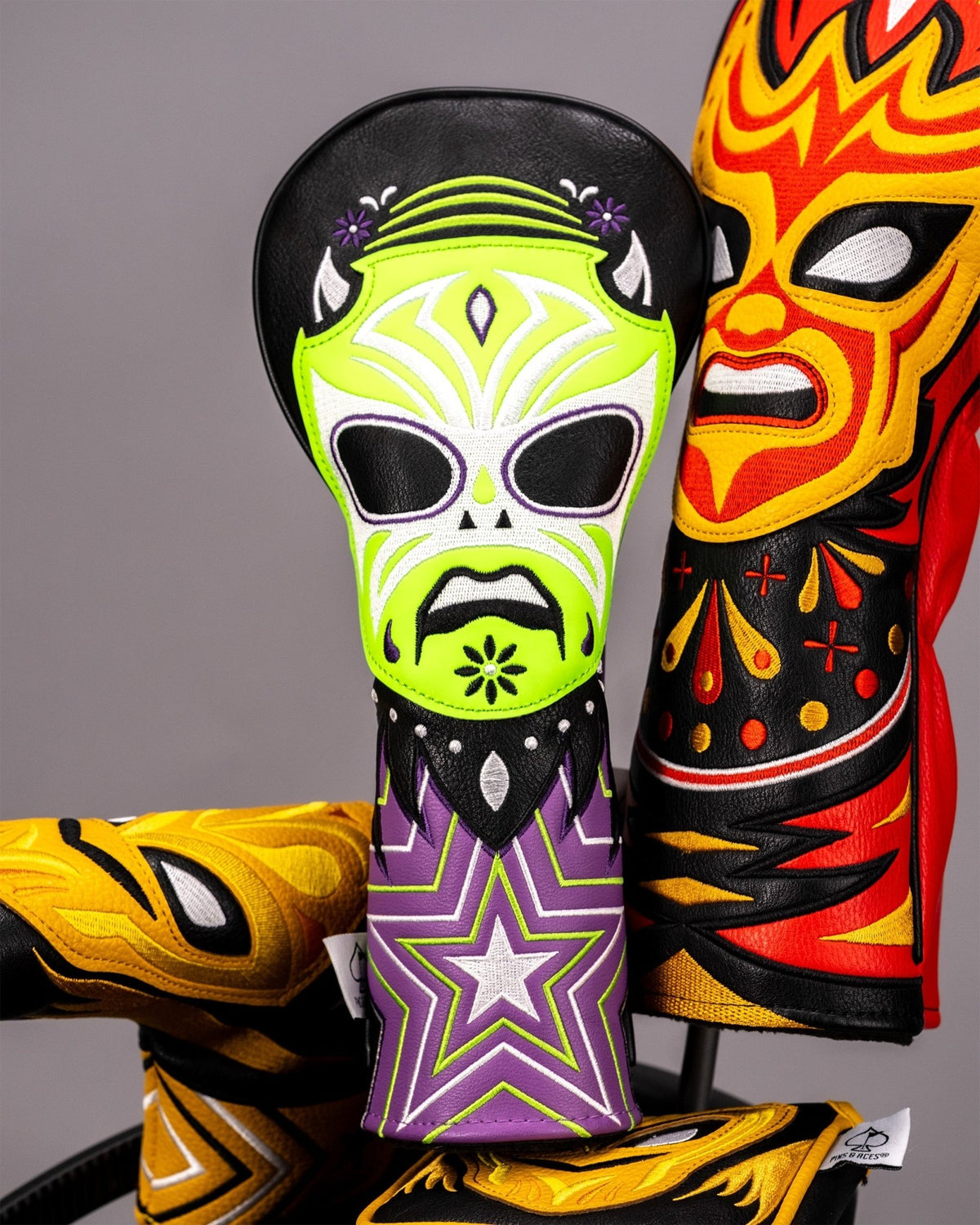 Lucha Libre Mask - Fairway Cover - Get Tight Gear