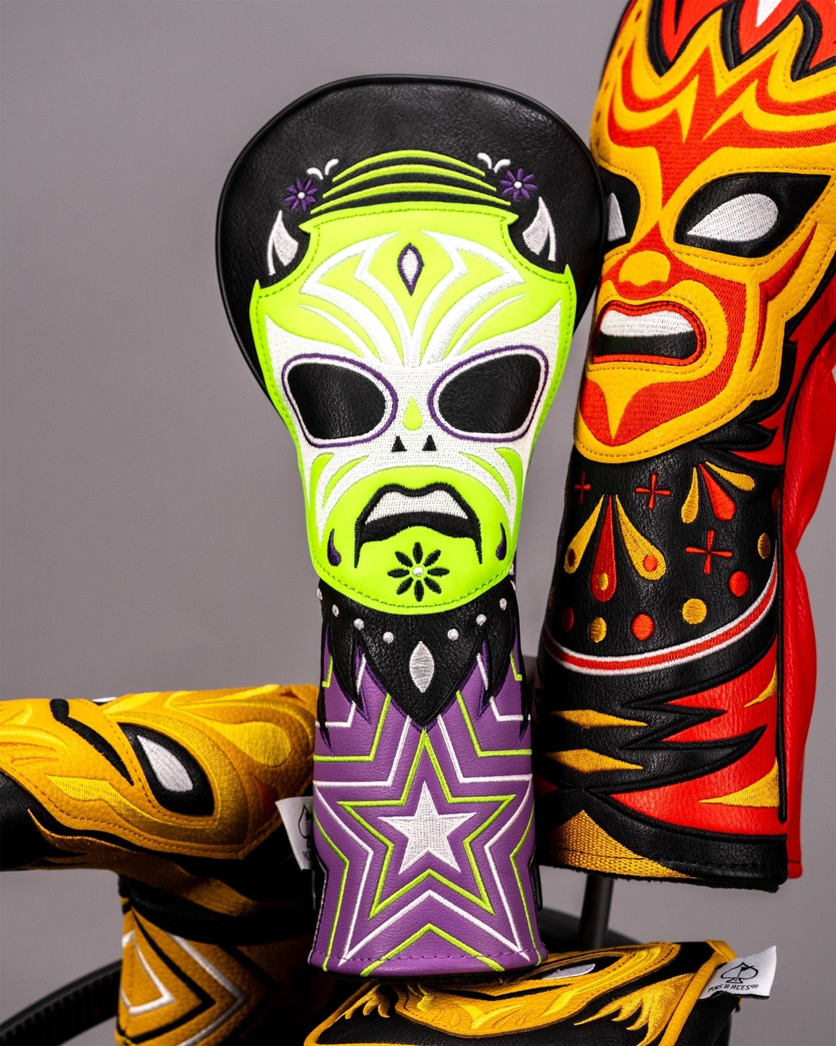 Lucha Libre Mask - Fairway Cover - Get Tight Gear