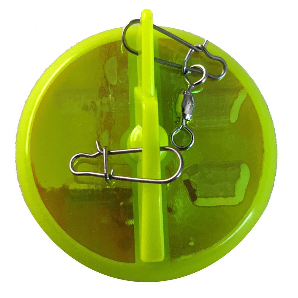 Luhr - Jensen 2 - 1/4" Dipsy Diver - Chartreuse/Silver Bottom Moon Jelly - Get Tight Gear