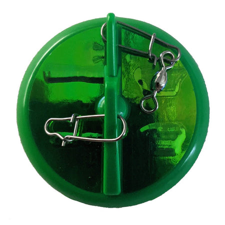 Luhr - Jensen 2 - 1/4" Dipsy Diver - Kelly Green/Silver Bottom Moon Jelly - Get Tight Gear