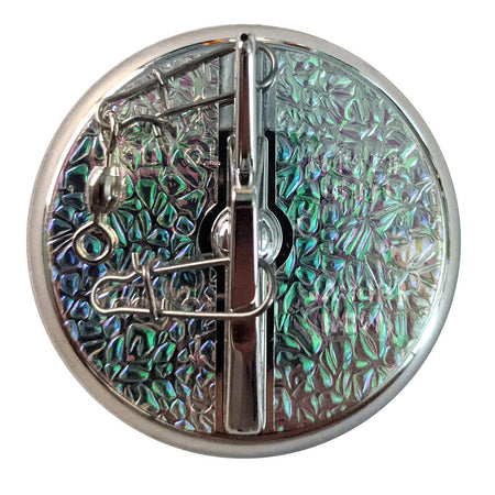 Luhr - Jensen 2 - 1/4" Dipsy Diver - Silver/Silver Bottom Crush - Get Tight Gear