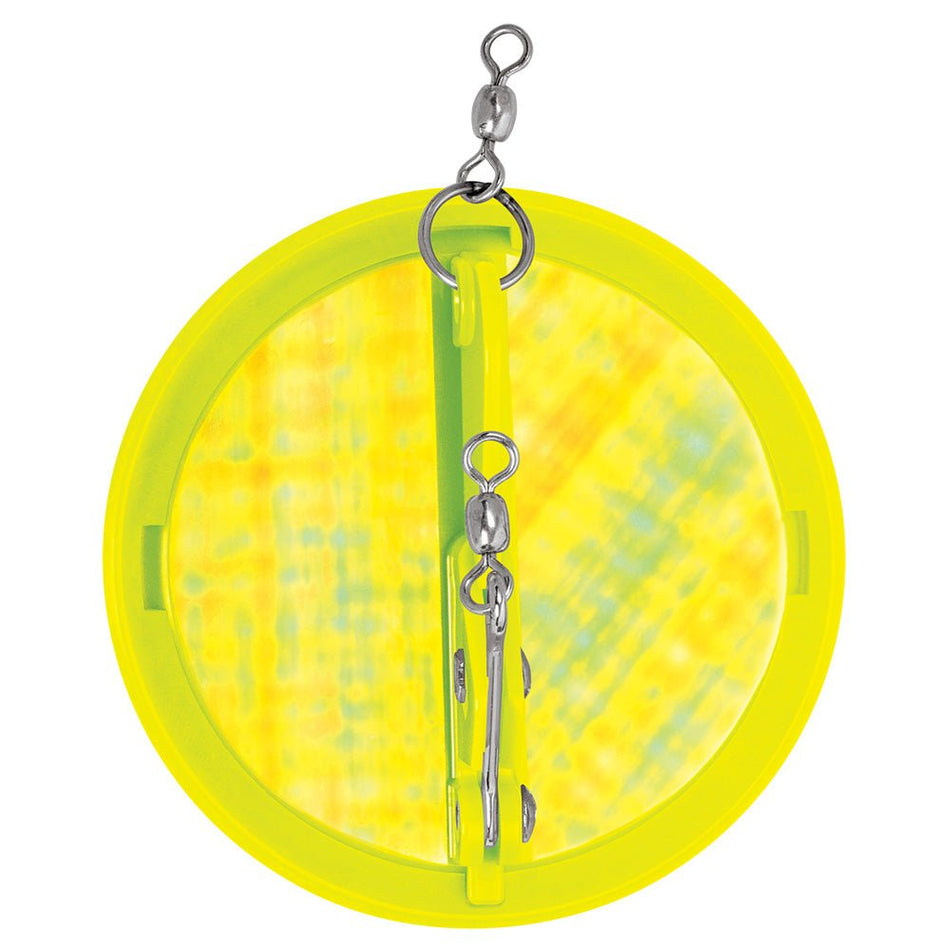 Luhr - Jensen 3 - 1/4" Dipsy Diver - Chartreuse/Silver Bottom Moon Jelly - Get Tight Gear
