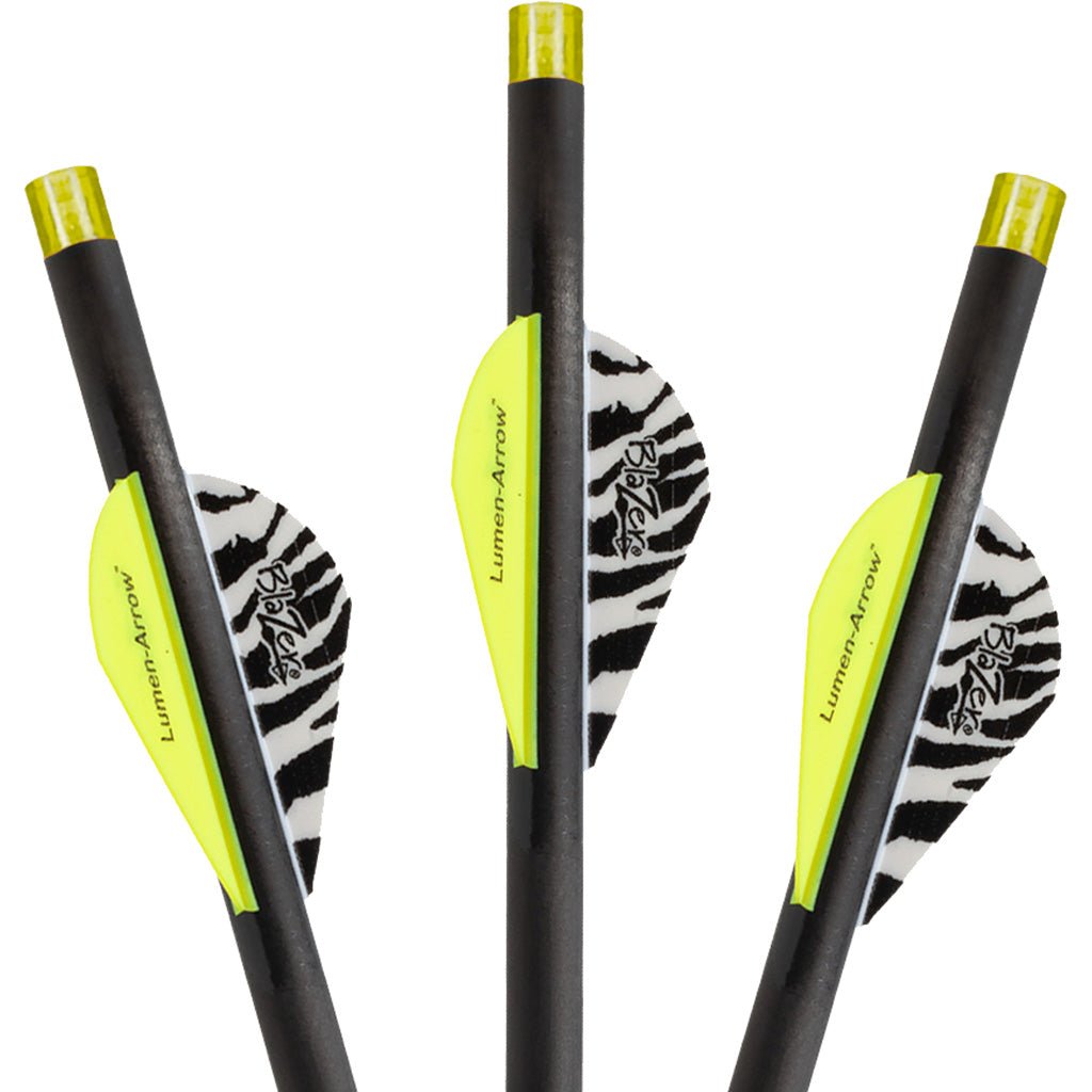 Lumenok Carbon Crossbow Bolts 20 in HD Orange Flat Nocks 3 pk. - Get Tight Gear