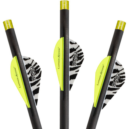 Lumenok Carbon Crossbow Bolts 20 in HD Orange Flat Nocks 3 pk. - Get Tight Gear