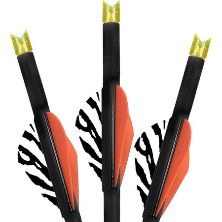 Lumenok Carbon Crossbow Bolts 22 in. HD Orange Moon Nocks 3 pk. - Get Tight Gear