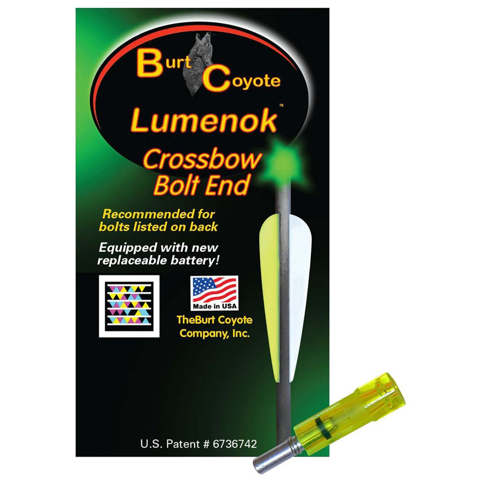 Lumenok Crossbow Nocks Green Flat Gold Tip 3 pk. - Get Tight Gear