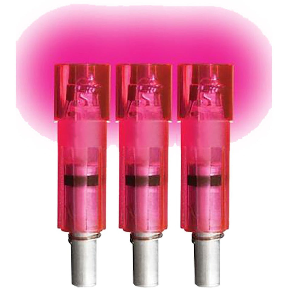Lumenok Crossbow Nocks Pink Flat Excalibur 3 pk. - Get Tight Gear
