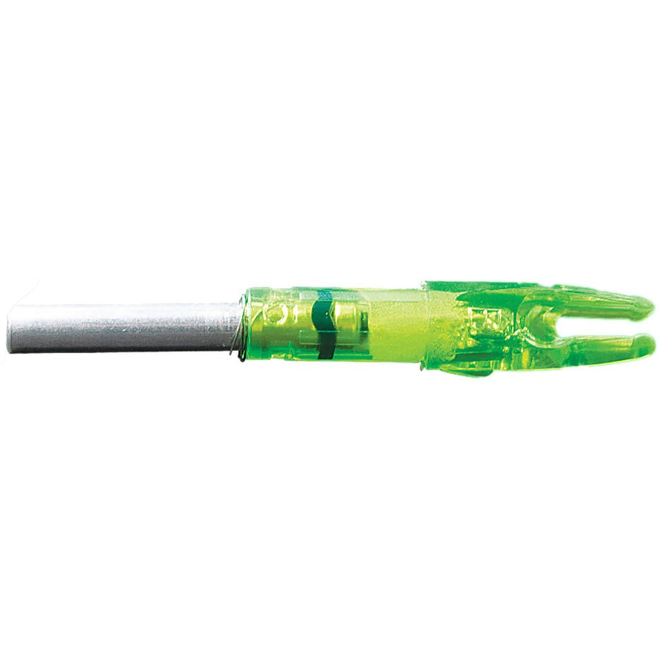 Lumenok Lighted Nocks Green Gold Tip 3 pk. - Get Tight Gear