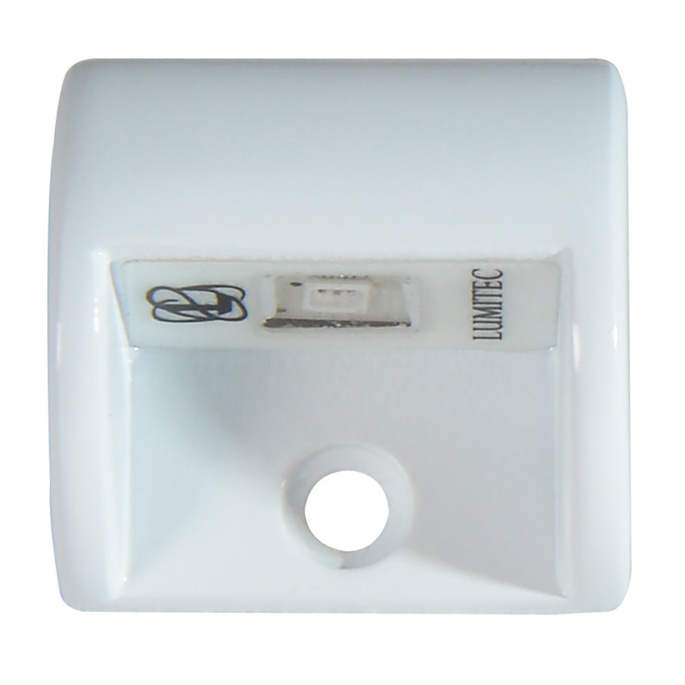 Lumitec Andros - Courtesy Light - White Powder Coat Finish - Red Non - Dimming - Get Tight Gear