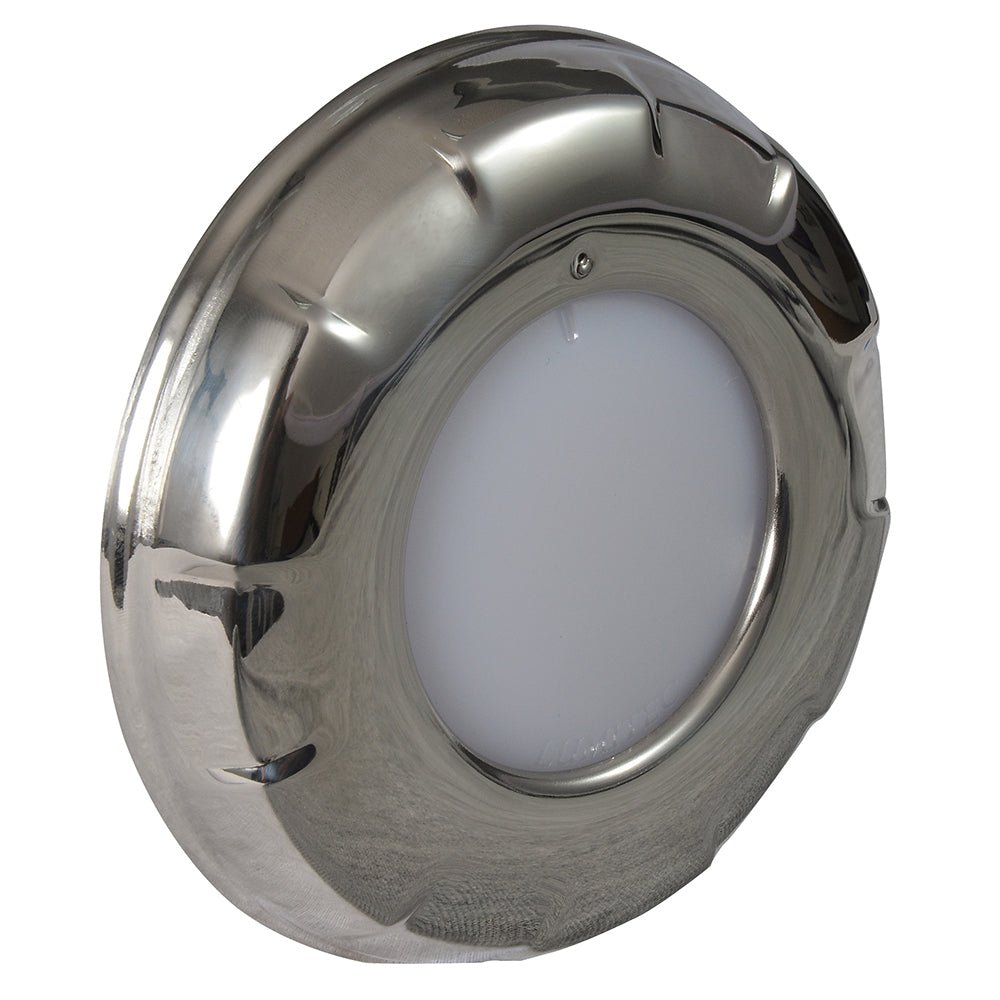 Lumitec Aurora - LED Dome Light - Polished SS Finish - White Dimming - Get Tight Gear