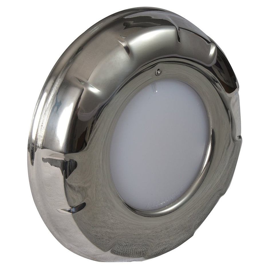 Lumitec Aurora - LED Dome Light - Polished SS Finish - White Dimming - Get Tight Gear