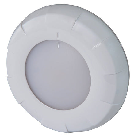 Lumitec Aurora LED Dome Light - White Finish - White Dimming - Get Tight Gear