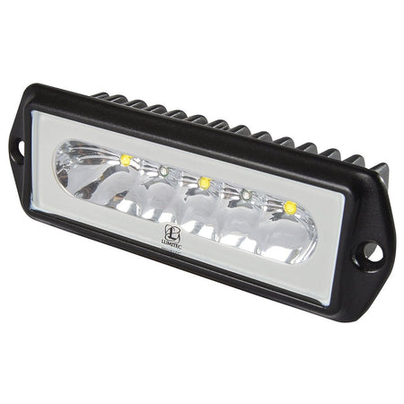 Lumitec Capri2 - Flush Mount LED Flood Light - Black Housing - 2 - Color White/Blue Dimming - Get Tight Gear