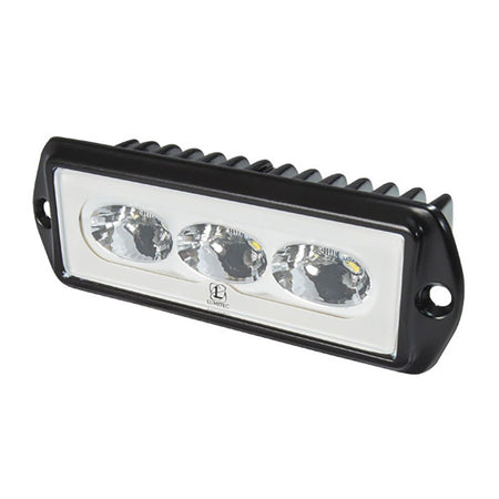 Lumitec CapriLT Flush Mount LED Flood Light - White Non - Dimming - Black Housing - Get Tight Gear