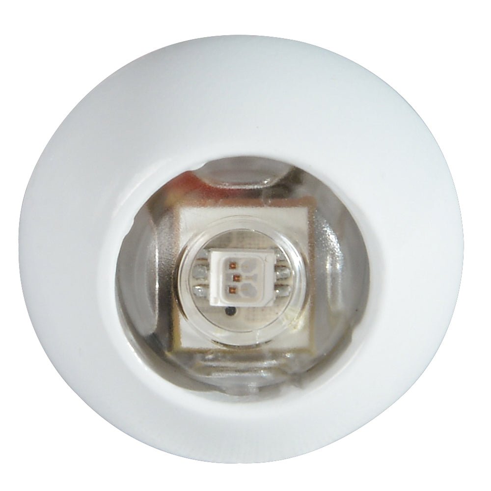 Lumitec Exuma Courtesy Light - White Housing - Blue Light - Get Tight Gear