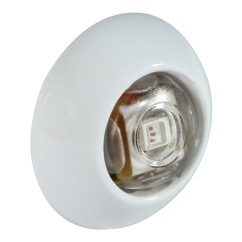 Lumitec Exuma Courtesy Light - White Housing - Blue Light - Get Tight Gear