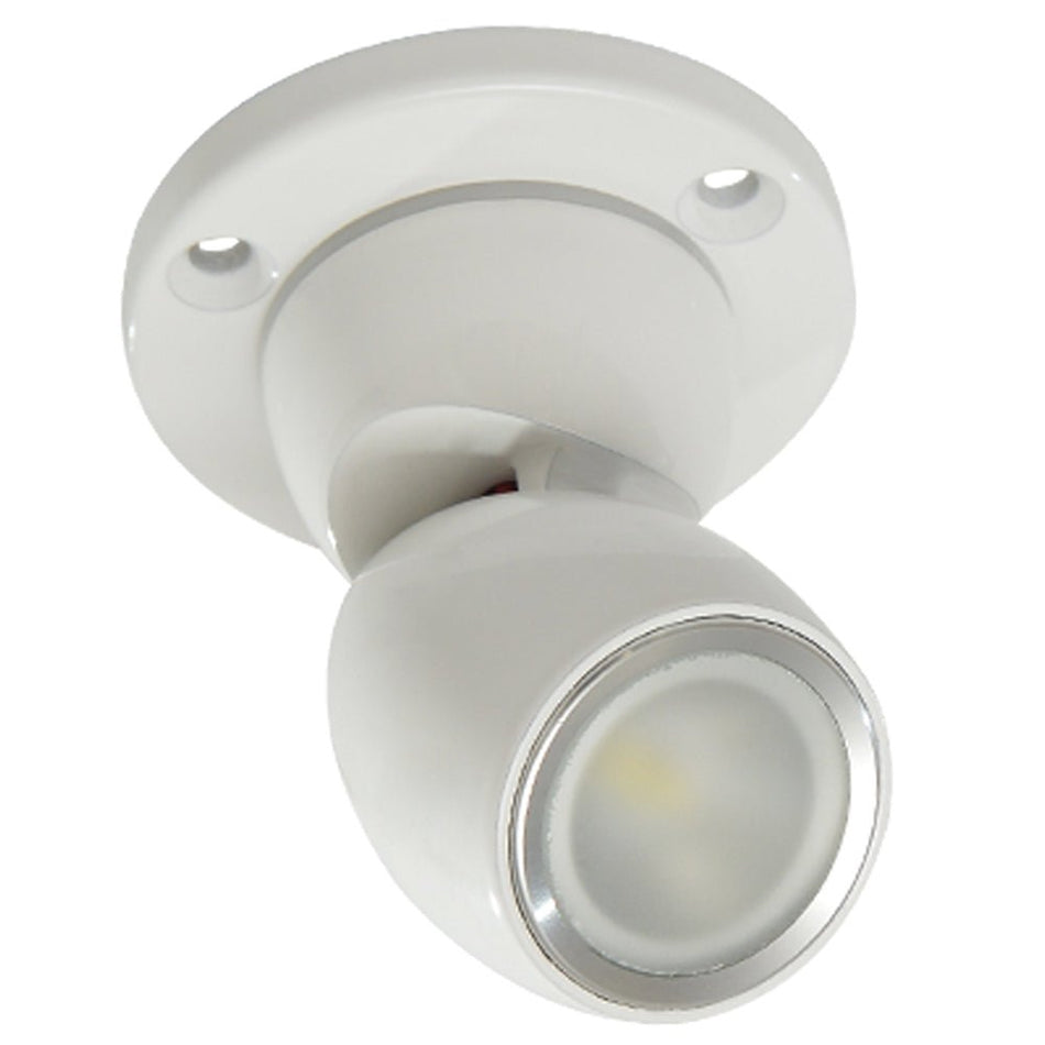 Lumitec GAI2 White Dimming/Red & Blue Non - Dimming Heavy Duty Base - White Housing - Get Tight Gear