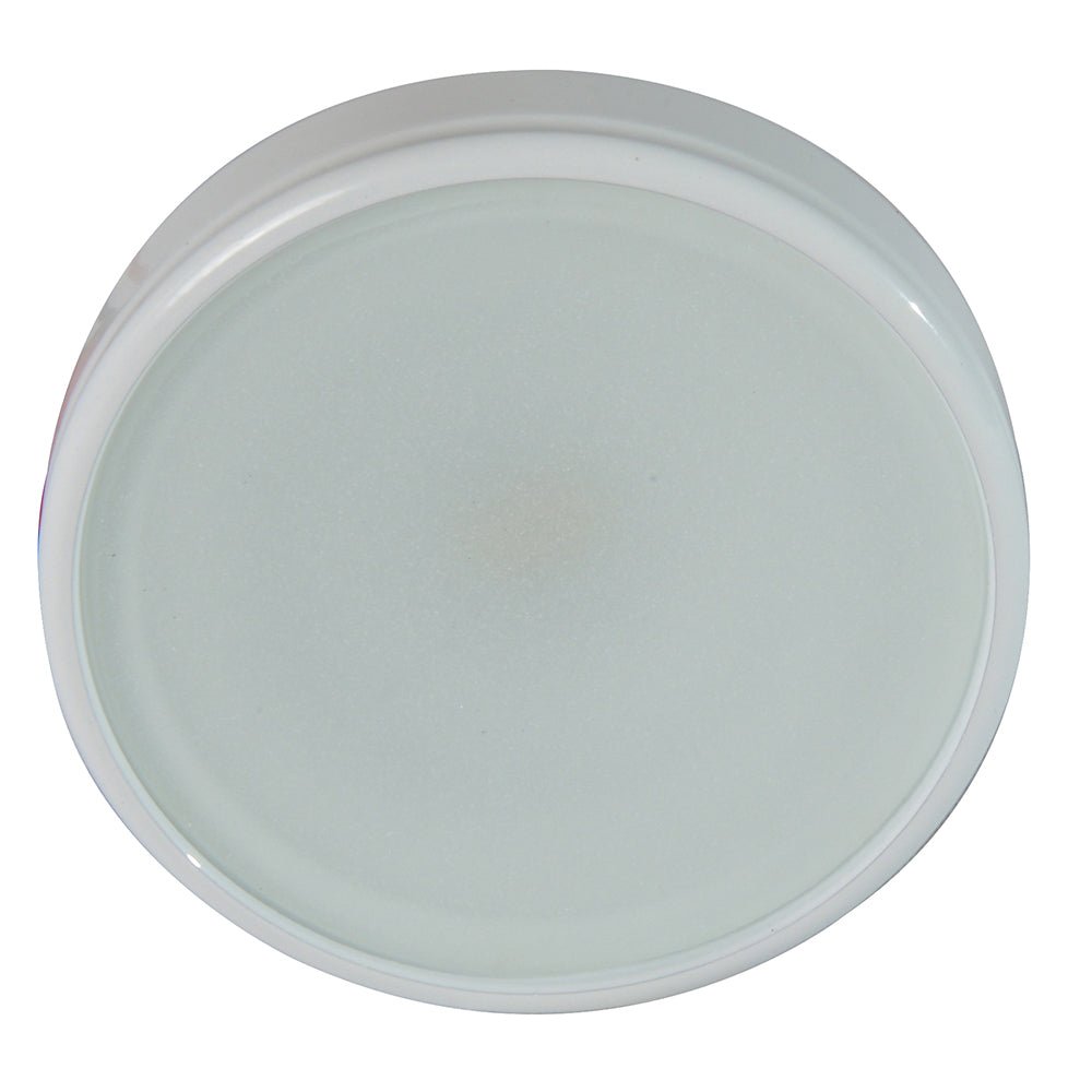 Lumitec Halo Flush Mount Down Light Spectrum RGBW - White Housing - Get Tight Gear