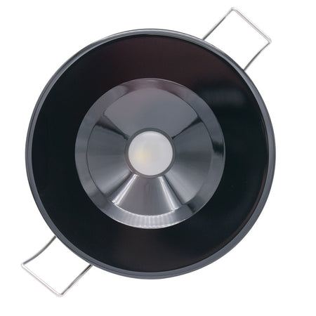 Lumitec Illusion Flush Mount LED Down Light - Spectrum RGBW - Cool White - Black Housing - Get Tight Gear