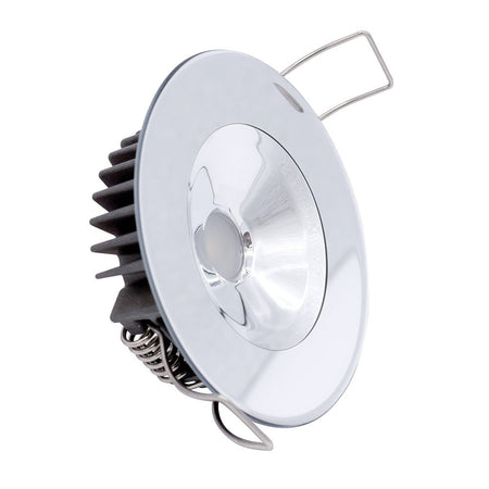 Lumitec Illusion Flush Mount LED Down Light - Spectrum RGBW - Cool White - Mirrored Housing - Get Tight Gear