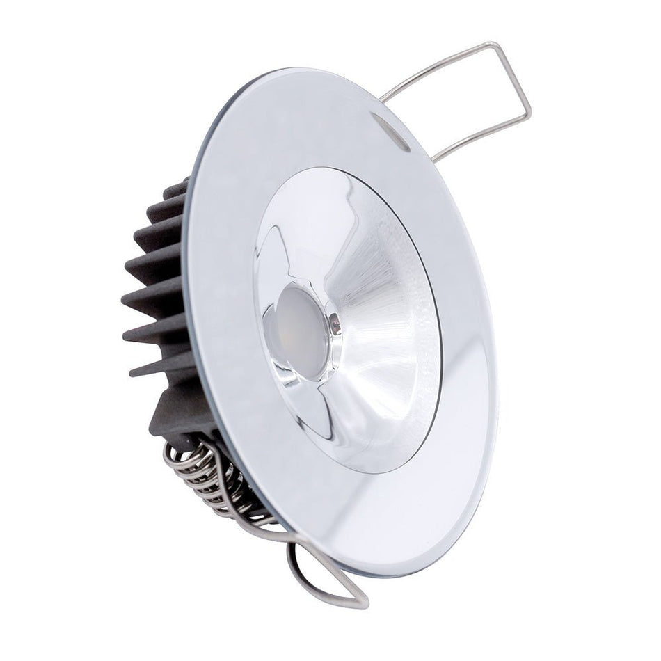 Lumitec Illusion Flush Mount LED Down Light - Spectrum RGBW - Cool White - Mirrored Housing - Get Tight Gear