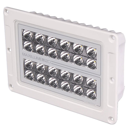 Lumitec Maxillume h120 - Flush Mount Flood Light - White Housing - White Dimming - Get Tight Gear