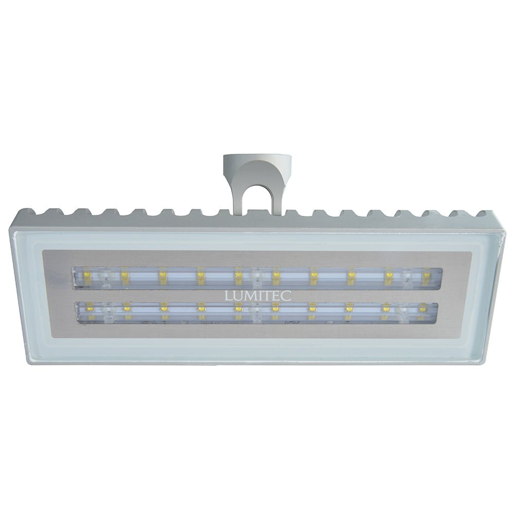 Lumitec Maxillume2 - High Power/Pedestal Mount Flood Light - Brushed Finish - White Dimming - Get Tight Gear