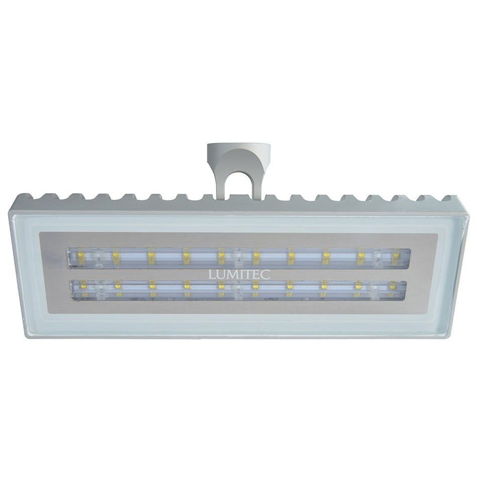 Lumitec Maxillume2 - High Power/Pedestal Mount Flood Light - Brushed Finish - White Dimming - Get Tight Gear