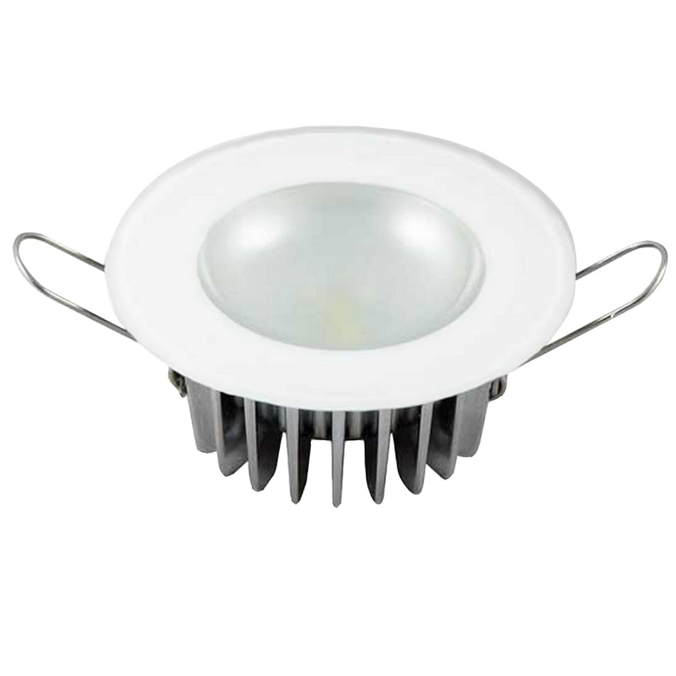 Lumitec Mirage - Flush Mount Down Light - Glass Finish/No Bezel - 2 - Color White/Red Dimming - Get Tight Gear