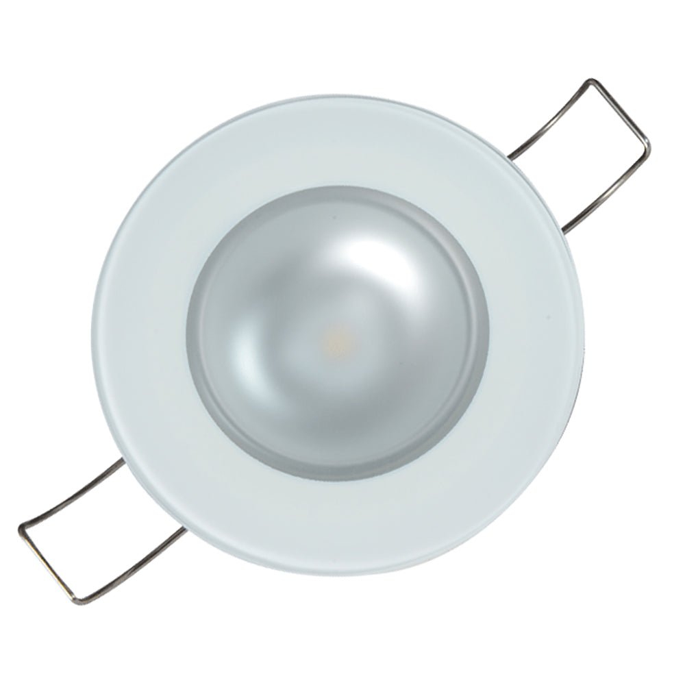 Lumitec Mirage Flush Mount Down Light Spectrum RGBW - Glass Bezel - Get Tight Gear