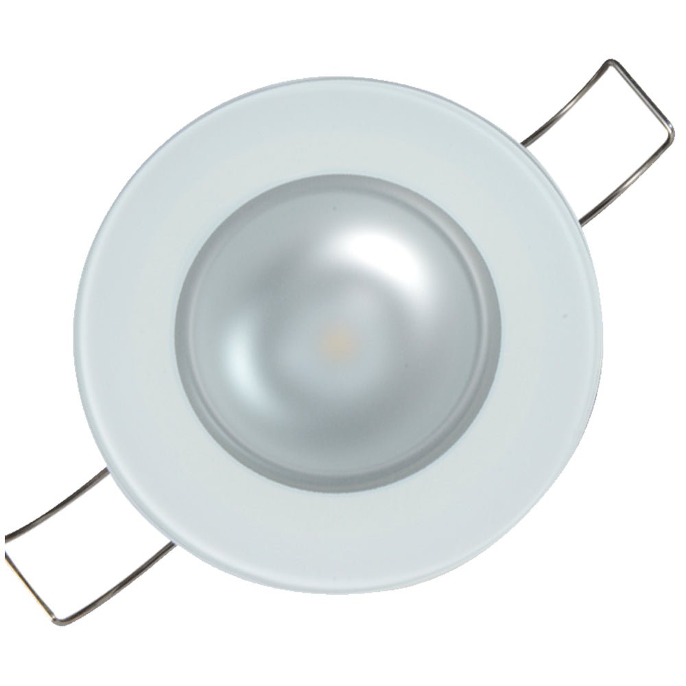Lumitec Mirage Flush Mount Down Light Spectrum RGBW - Glass Bezel - Get Tight Gear