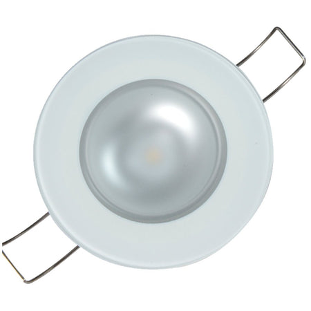 Lumitec Mirage Flush Mount Down Light Spectrum RGBW - Glass Bezel - Get Tight Gear