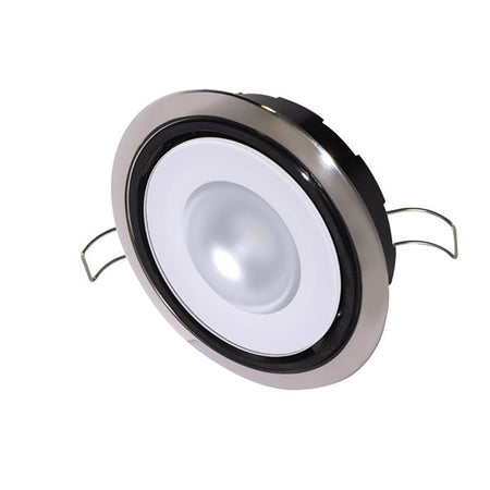 Lumitec Mirage Positionable Down Light - Warm White Dimming - Hi CRI - Polished Bezel - Get Tight Gear