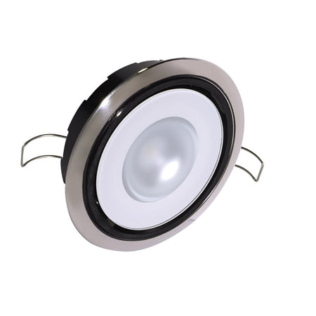 Lumitec Mirage Positionable Down Light - Warm White Dimming - Hi CRI - Polished Bezel - Get Tight Gear