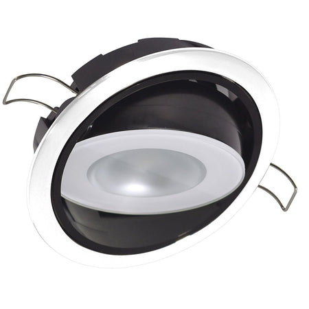 Lumitec Mirage Positionable Down Light - White Dimming - White Bezel - Get Tight Gear