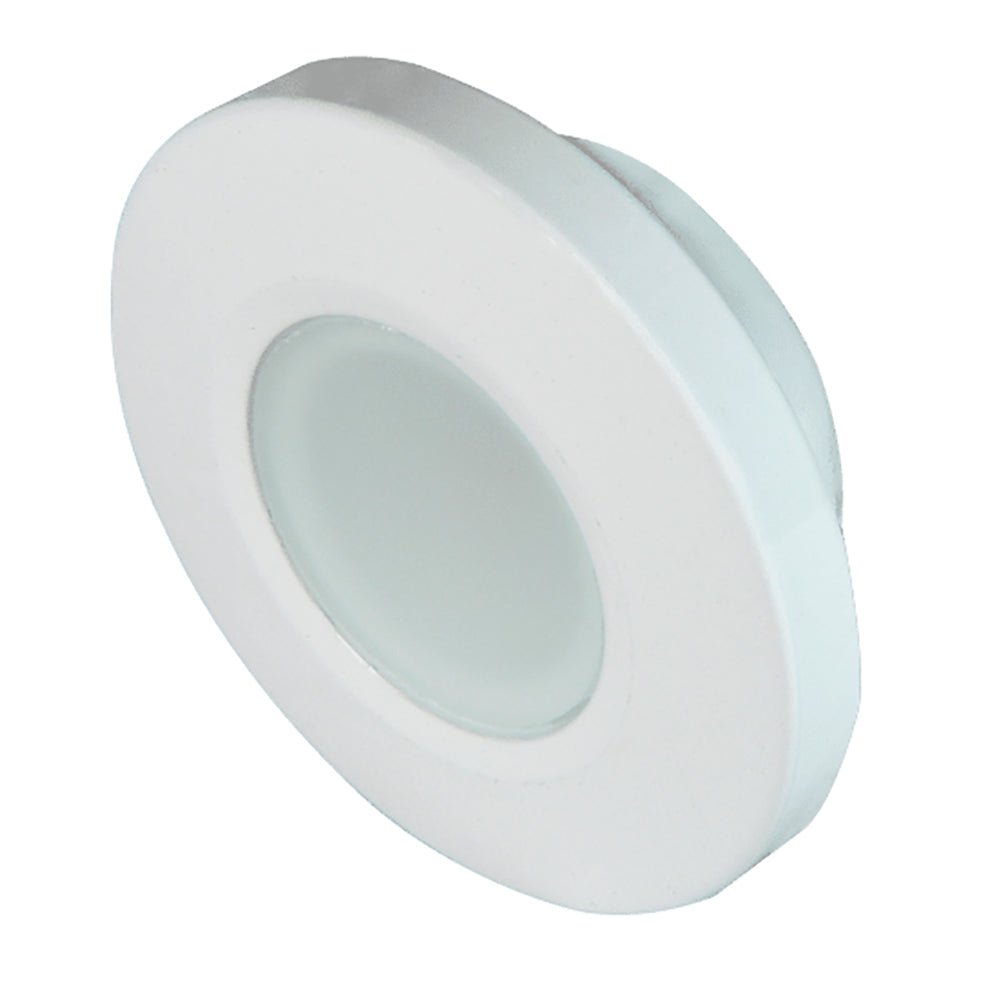 Lumitec Orbit Down Light - White Housing - Red w/White Dimming Light - Get Tight Gear