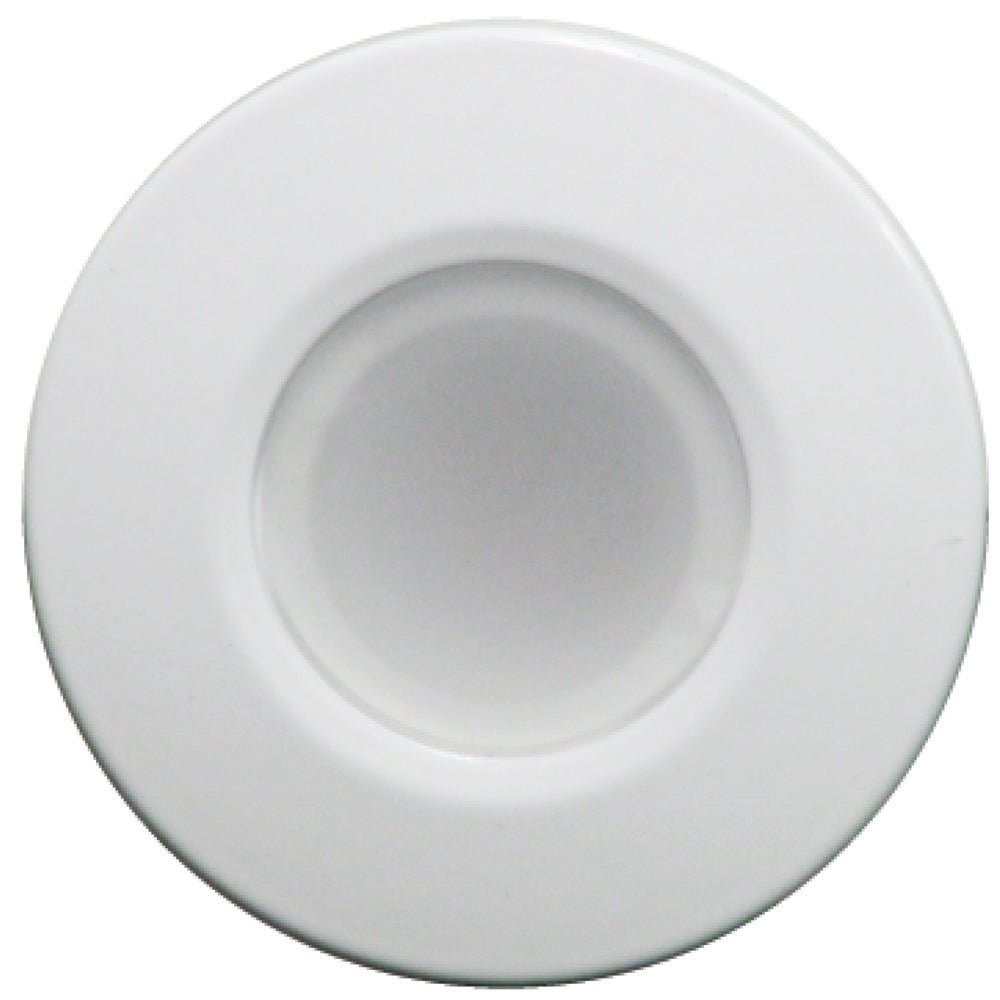 Lumitec Orbit Down Light - White Housing - Red w/White Dimming Light - Get Tight Gear