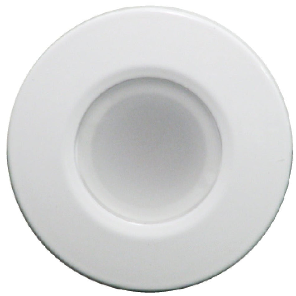 Lumitec Orbit Down Light - White Housing - Red w/White Dimming Light - Get Tight Gear
