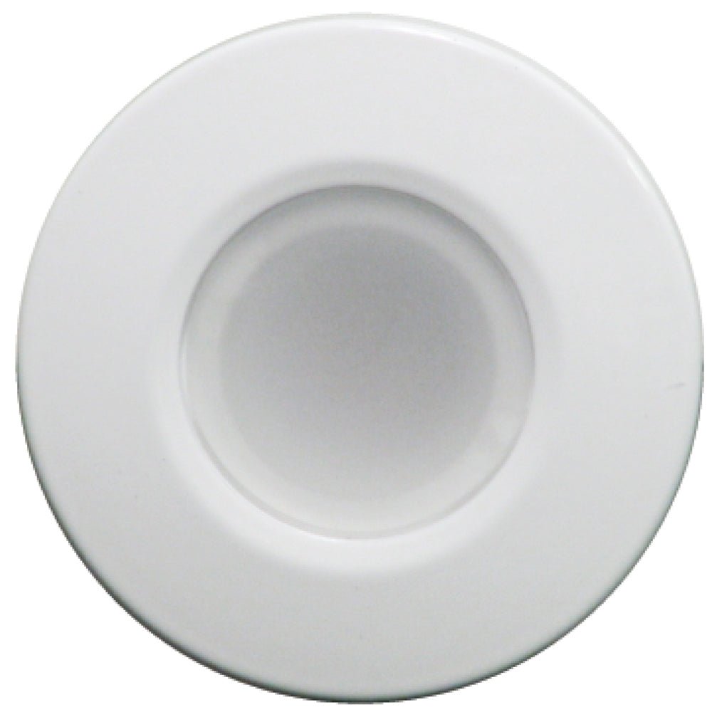 Lumitec Orbit Flush Mount Down Light Spectrum RGBW - White Housing - Get Tight Gear