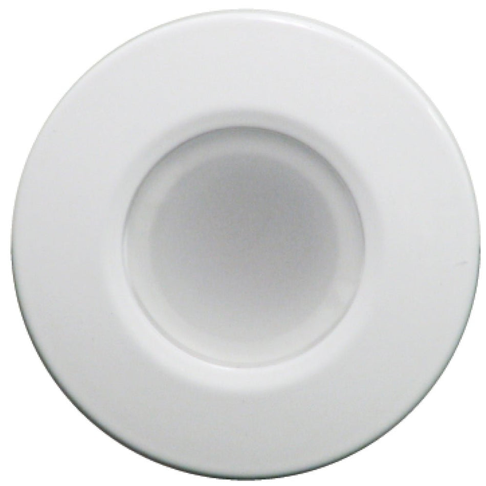 Lumitec Orbit Flush Mount Down Light Spectrum RGBW - White Housing - Get Tight Gear